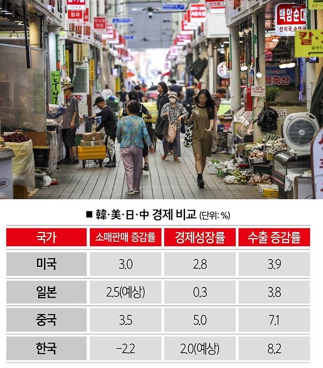 [자료 | 각국 통계청·중앙은행, 참고 | 2024년 기준, 전년 대비, 사진 | 뉴시스]