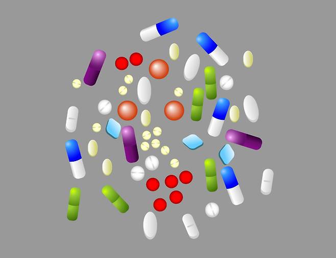 다양한 항암제를 표현한 이미지. 게티이미지뱅크