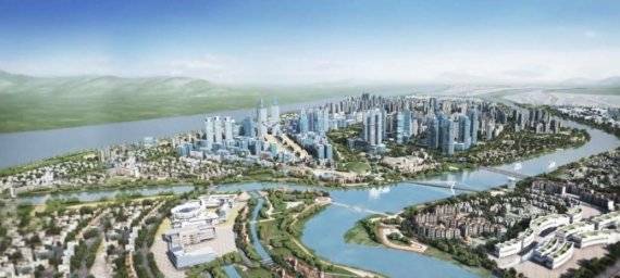 부산도시공사가 최근 에코델타시티 내 6년 임대 후 분양이 가능한 공공임대주택 공급 사업을 추진한다고 밝혔다. 사진은 부산 에코델타시티 조감도. 부산시 제공