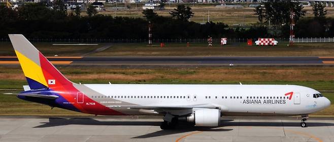 아시아나항공의 마지막 남은 B767-300. / 사진=ATIS