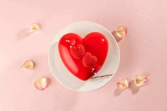 The Ruby Love cake at The Plaza Seoul in Jung District, central Seoul [THE PLAZA]