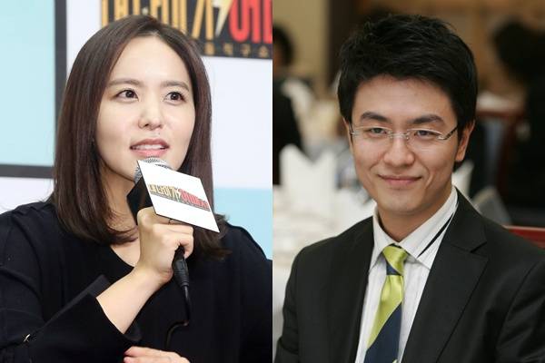 방송인 박지윤이 이혼 소송 중인 최동석의 부모가 거주 중인 아파트를 처분하기 위해 자신이 운영하는 회사에 임의 증여했다고 전해져 화제다. 사진은 (왼쪽) 박지윤이 2015년8월31일  서울 마포구 상암동 스탠포드호텔에서 열린 JTBC 키즈 돌직구쇼 '내 나이가 어때서' 제작발표회에 참석한 모습. (오른쪽) 최동석이 2007년4월24일 한 행사에 참석한 모습. /사진=머니투데이