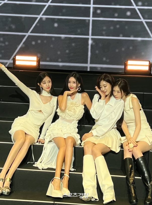 티아라 효민, 큐리, 함은정, 지연(왼쪽부터), 사진제공|효민 SNS