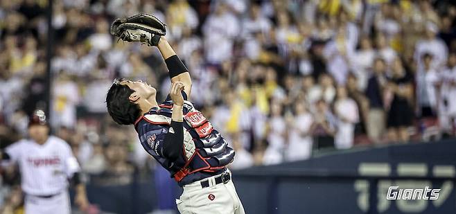 ▲ 손성빈 ⓒ롯데 자이언츠