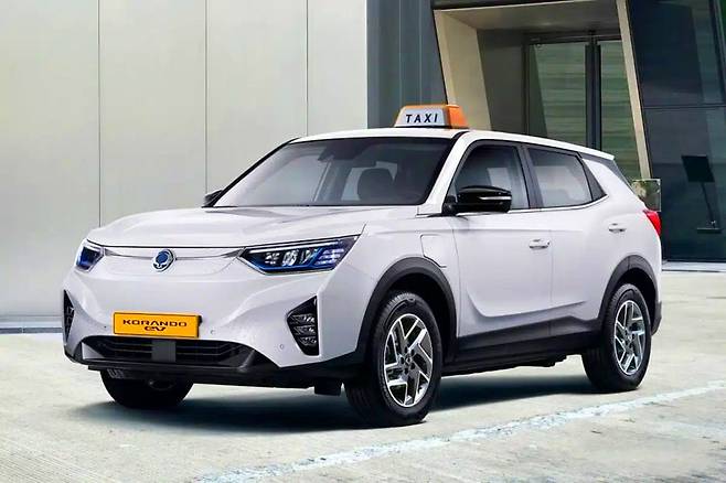 KGM 코란도 EV 택시