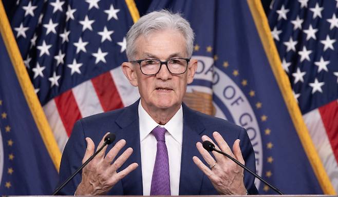 제롬 파월 미국 연방준비제도(Fed) 의장. 연합뉴스