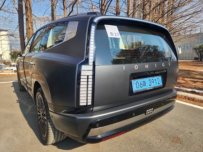 아이오닉 9의 후면부 리어램프./사진=도다솔 기자 did0903@