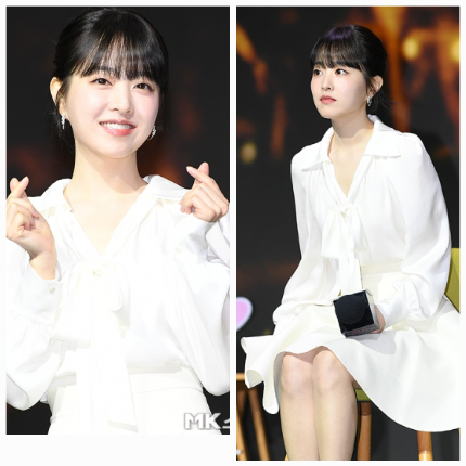 박보영이 단신에도 불구하고 완벽한 비율을 뽐내며 ‘착시 효과’의 정석을 보여줬다.사진=천정환 기자