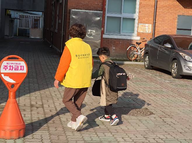 익산시가 안심등교 수호대를 올해 확대 운영하기로 했다. 익산시 제공