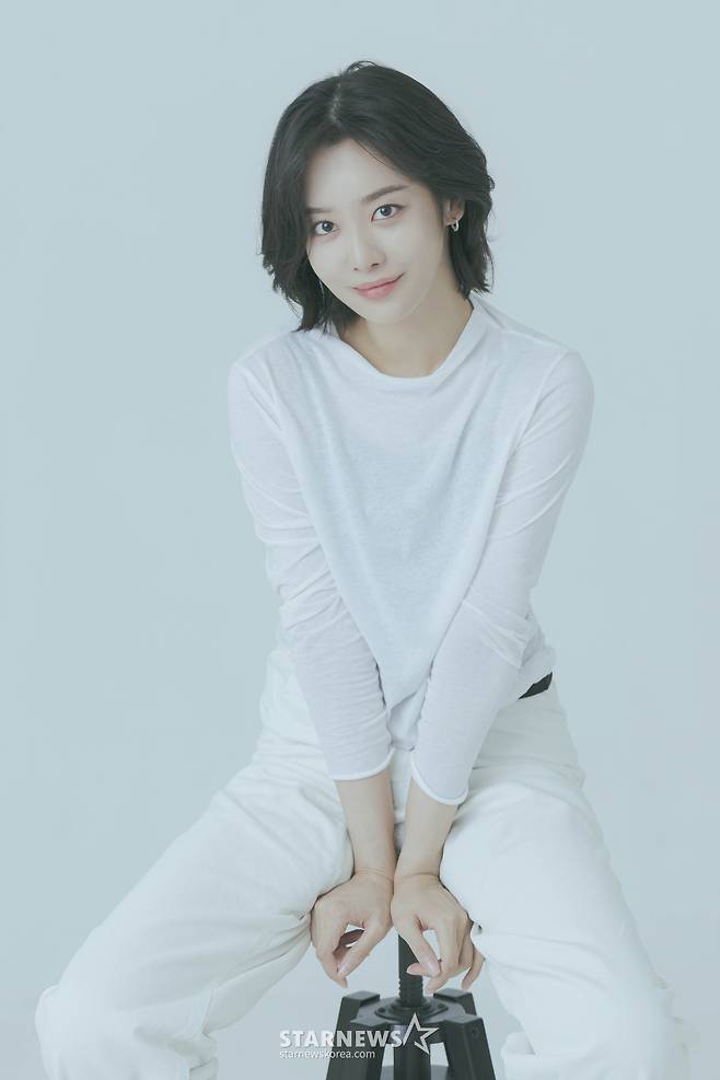 tvN, 티빙 드라마 '원경'의 주연배우 차주영이 13일 진행된 라운드 인터뷰를 위해 포즈를 취하고 있다. /사진제공=고스트스튜디오 2025.02.13 /사진=이동훈 photoguy@