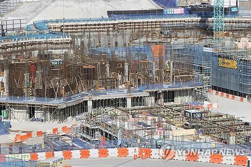 서울의 한 건설현장 모습 [연합뉴스 자료사진]