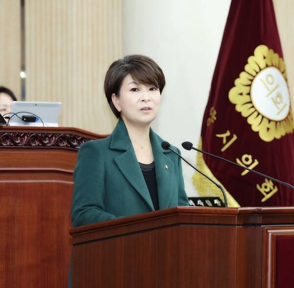 고양특례시의회 장예선 의원 5분 자유발언 모습(사진제공=고양특례시의회)