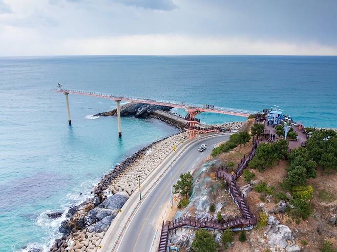 후포등기산스카이워크. 울진군 제공