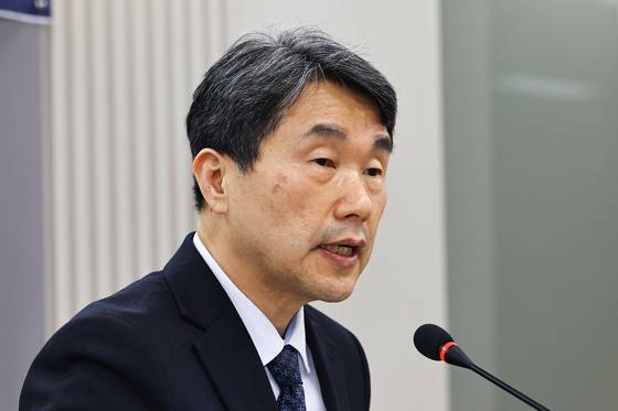 이주호 사회부총리 겸 교육부 장관이 지난 12일 정부서울청사에서 열린 부총리-시·도 교육감 간담회에서 발언하고 있다. 김종호 기자.