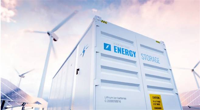 산업용 ESS(에너지저장장치). 한국에너지기술연구원 제공&nbsp;