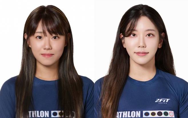 포천시청 직장운동경기부 소속 아베마리야 선수(왼쪽)와 정주미 선수(오른쪽)가 2025년 하얼빈 동계아시안게임에 출전해 바이애슬론 여자계주 경기에서 은메달을 획득하는 쾌거를 이뤘다. /사진제공=포천시