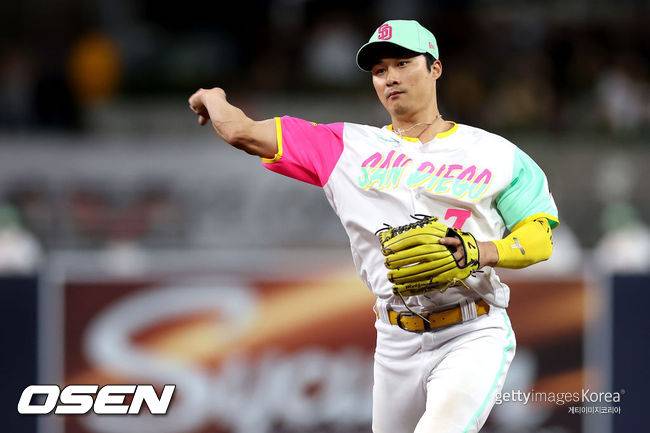 [사진] 샌디에이고 시절 김하성. ⓒGettyimages(무단전재 및 재배포 금지)