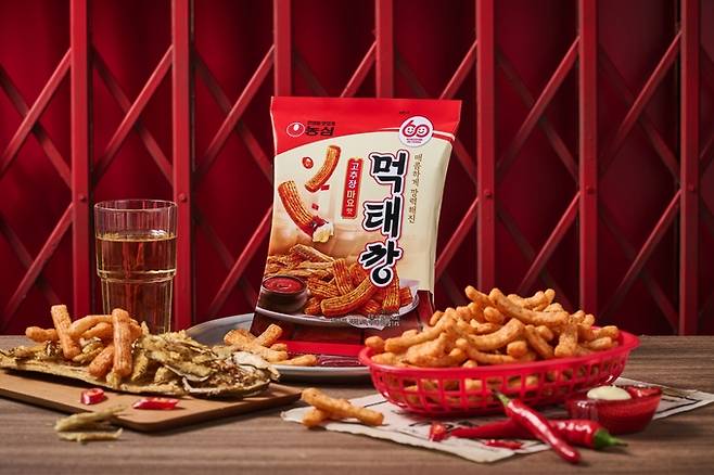 농심 먹태깡 고추장마요맛. 농심 제공