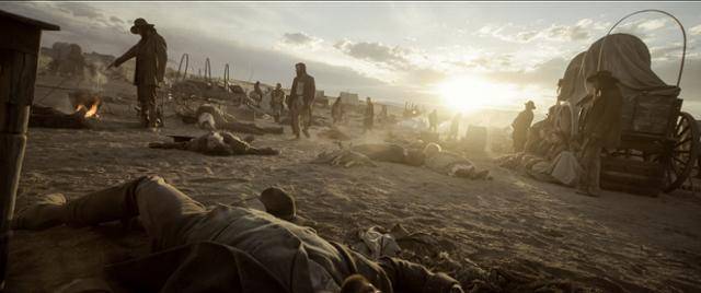 19세기 중반 미국 유타준주에서는 살육이 아무렇지 않은 듯 곧잘 벌어진다. 넷플릭스 제공