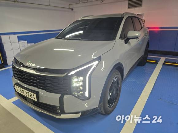 기아 2025년형 '더 뉴 스포티지' LPG 모델 정측면 [사진=김종성 기자]