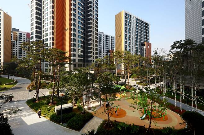 서울 송파구 e편한세상 송파 파크센트럴 전경. [매경DB]