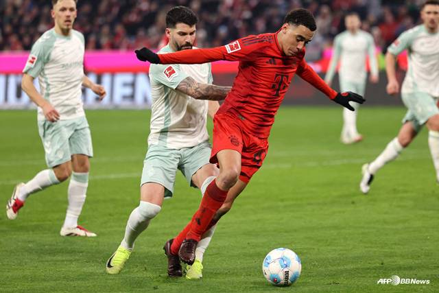 경기에 집중하는 자말 무시알라(오른쪽). /AFPBBNews=뉴스1