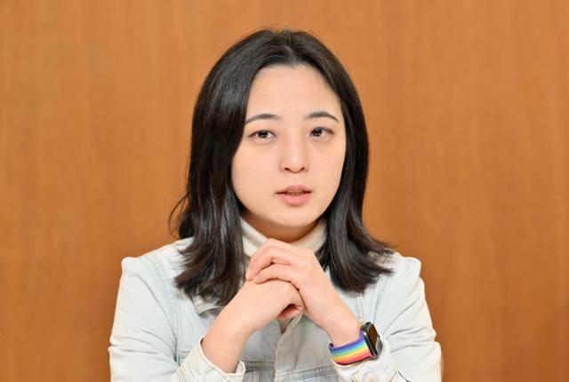 제21대 국회의원으로서 의정활동에 대한 스스로의 평가를 묻자 류호정 전 의원은 "아직 시간이 많이 지나지 않았고, 너무 젊다"면서 "고민해 보겠다"고 말을 아꼈다. 남양주=홍인기 기자