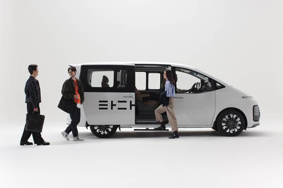 타다의 대형택시 서비스 '타다 넥스트'의 모습. 사진 타다