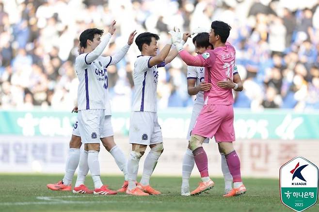 [서울=뉴시스] 프로축구 K리그1 FC안양. (사진=한국프로축구연맹 제공) *재판매 및 DB 금지