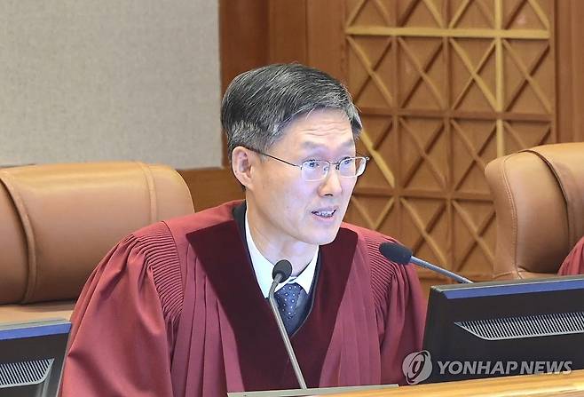 문형배 헌법재판소장 권한대행 [헌법재판소 제공. 재판매 및 DB 금지]