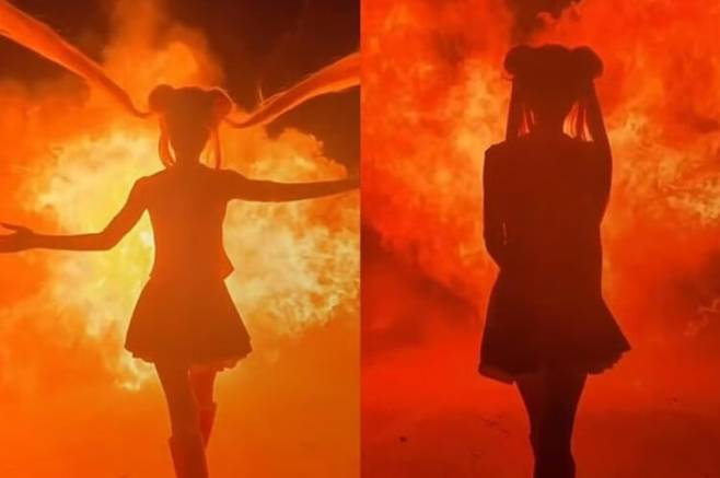 최근 중국 소셜미디어에서 밀가루를 이용해 폭죽으로 폭발 장면을 연출하는 위험한 행위를 하는 동영상이 확산되며 소방 당국이 경고에 나섰다. [사진='SCMP' 보도내용 캡처]