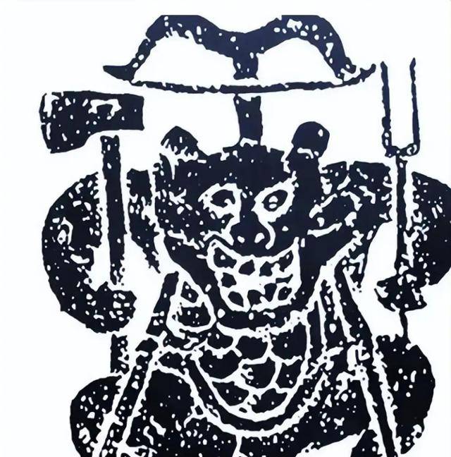 중국 인터넷에 떠돌아다니는 치우 모사도. 치우는 중국 소수 민족 먀오족이 숭상하는 전쟁의 신이다. 그러나 구이저우성에 위치한 첸둥난 먀오족 자치주 어느 곳에서도 치우의 흔적은 찾을 수 없었다. 바이두 캡처