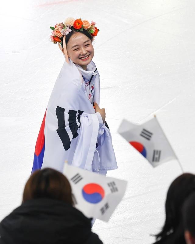 피겨 여자 싱글에서 정상에 선 김채연. 사진=연합뉴스