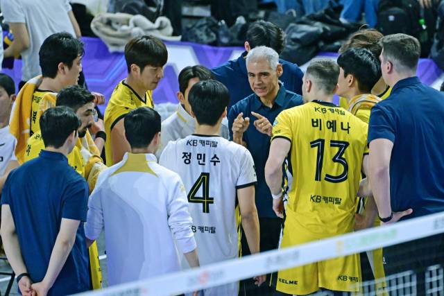 KB손해보험은 더 높은 곳을 바라본다./KOVO