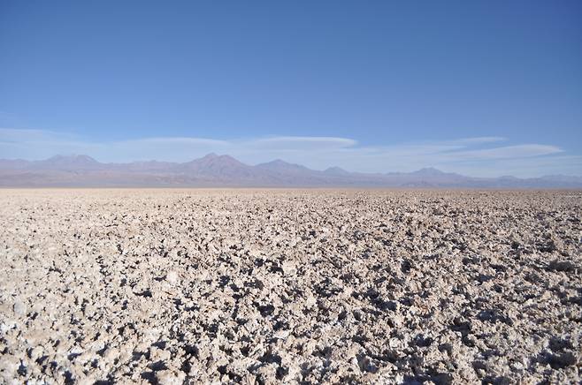 삼성물산이 한국광물자원공사와 함께 개발하는 세계 최대 리튬 광구, 칠레 아타카마(Atacama) 염호/사진=머니투데이 사진DB