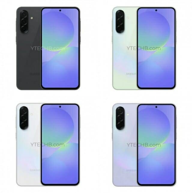 삼성 갤럭시A36의 렌더링이 공개됐다. (출처=YTechB)