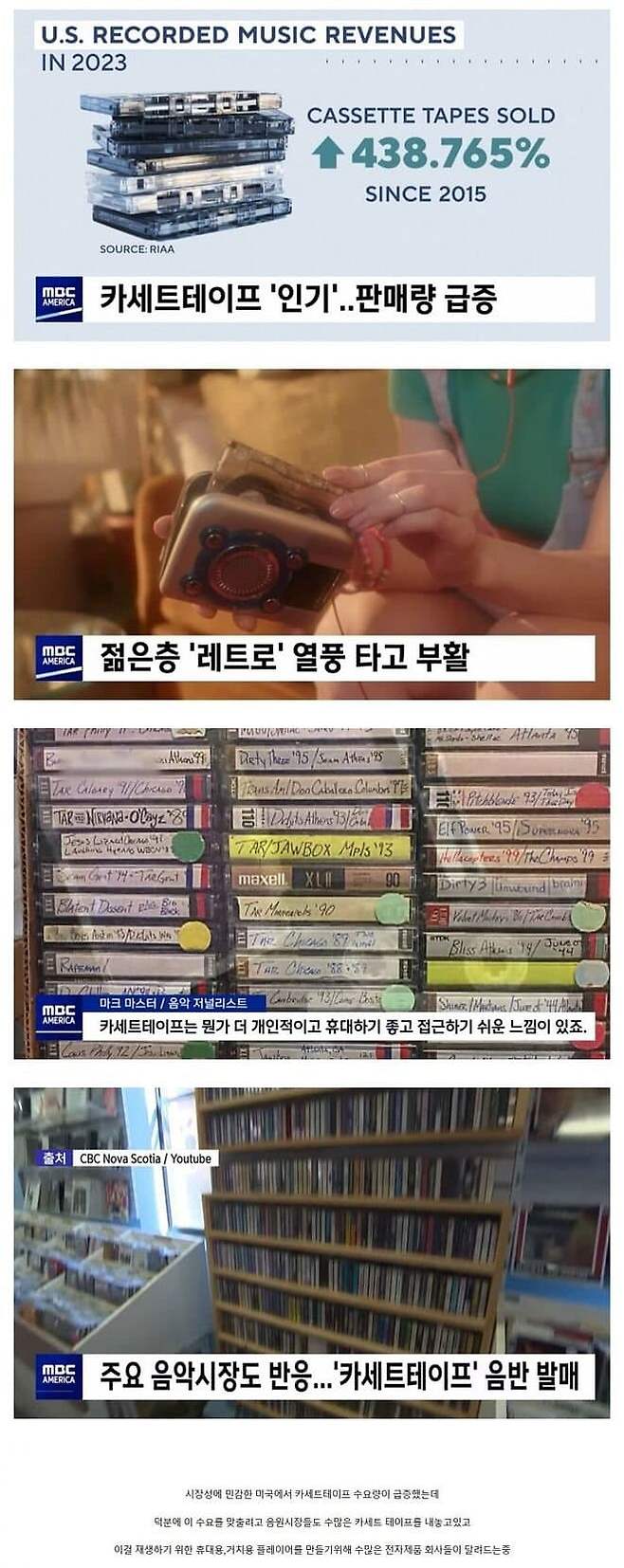 1739948293.jpg 싱글벙글 미국에서 레트로 감성으로 불고 있는 카세트 테이프