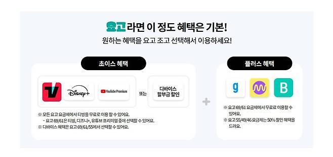 KT는 초이스 혜택, 플러스 혜택을 제공한다 / 출처=KT