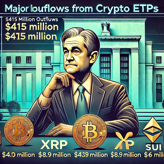 챗GPT에서 ‘가상자산 관련 상품 유입액 추이를 관망하는 상황’을 생성한 이미지. <자료 = 챗GPT 생성 이미지>