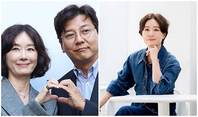 배우 오연수, 손지창 부부, 세계일보 자료서진, 베일리컴퍼니 제공