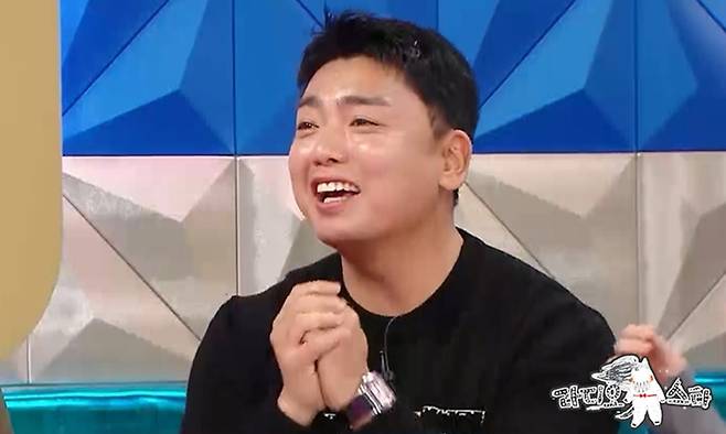 19일 방송되는 MBC 예능 ‘라디오스타’에 출연한 개그맨 곽범의 한 장면. 사진 MBC