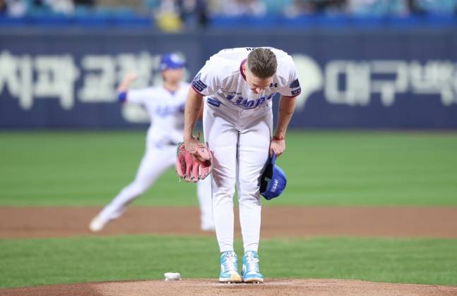 삼성 시절 뷰캐넌. /사진=삼성 라이온즈 제공