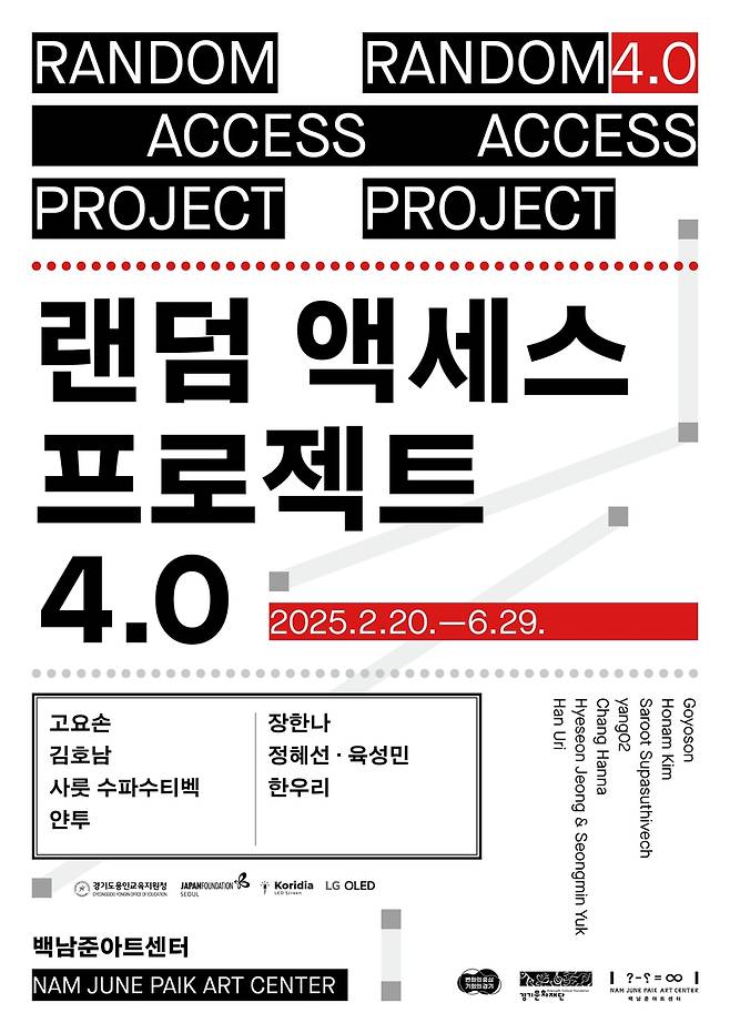 전시 포스터 [백남준아트센터 제공. 재판매 및 DB 금지]