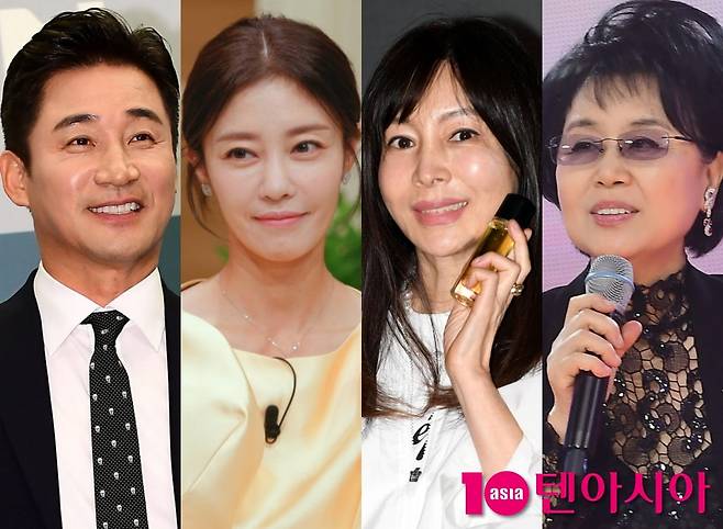 (왼쪽부터) 전노민, 이지현, 황신혜, 심수봉 /사진=텐아시아 DB