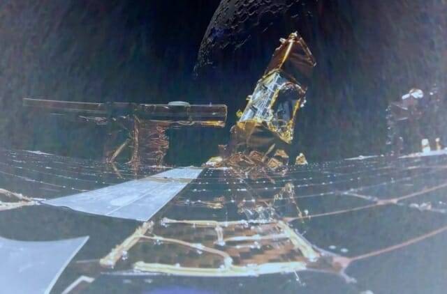 파이어플라이의 블루 고스트가 달 주위의 낮은 타원 궤도에 진입했다. (출처= 파이어플라이 에어로스페이스)