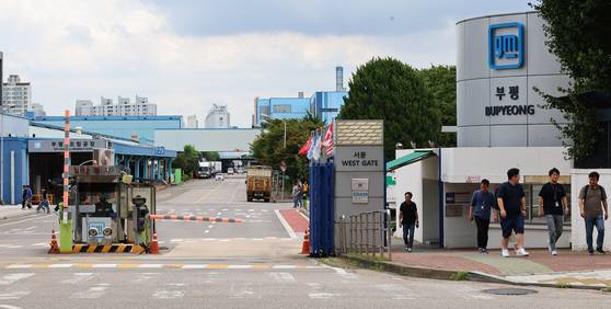 GM Korea's manufacturing plant in Bupyeong, Incheon [YONHAP]