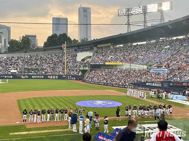 2022년 7월16일 서울 잠실 야구장에서 열린 KBO 올스타전. 사진=정세하 쿠키청년기자