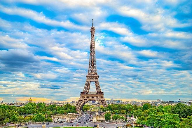 실제 존재하는 프랑스 파리 전경. [사진=픽사베이]