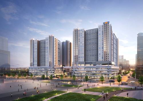 e편한세상 동대구역 센텀스퀘어 투시도 [제공=DL이앤씨]