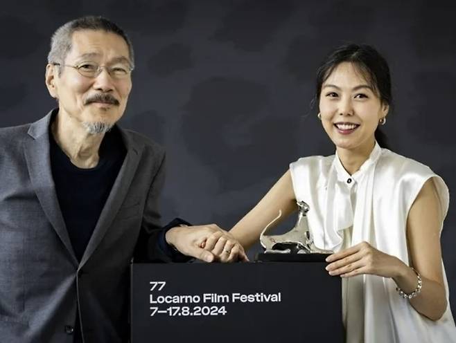 홍상수 감독. 김민희. 사진 I 연합뉴스EPA